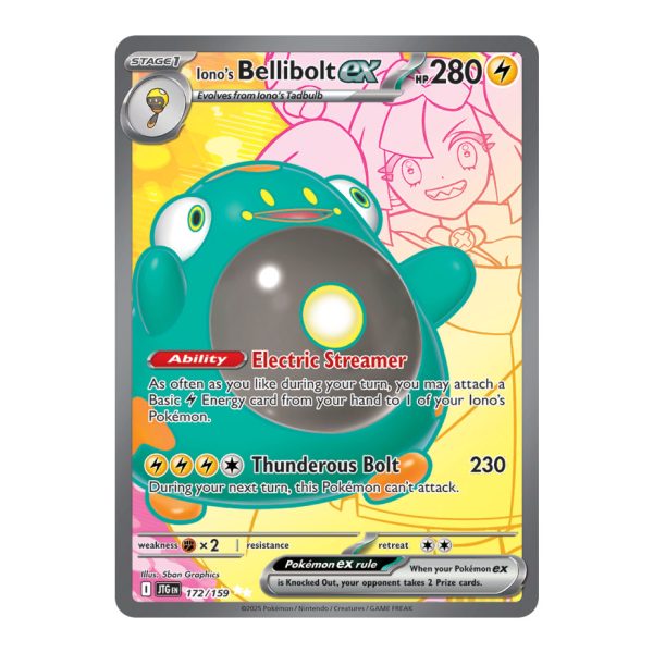 Iono's Bellibolt ex Journey Together 172