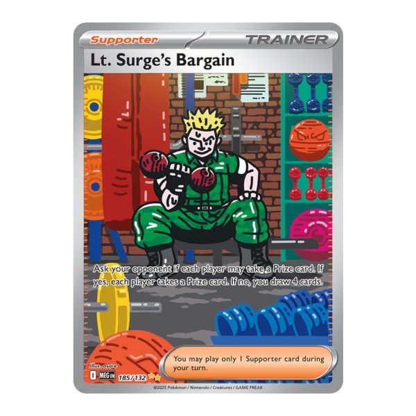Lt. Surge's Bargain Mega Evolution 185