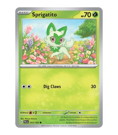 Sprigatito Paldea Evolved 013