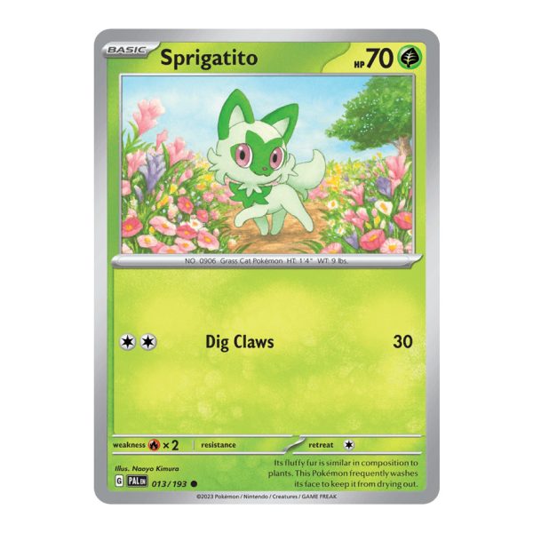 Sprigatito Paldea Evolved 013