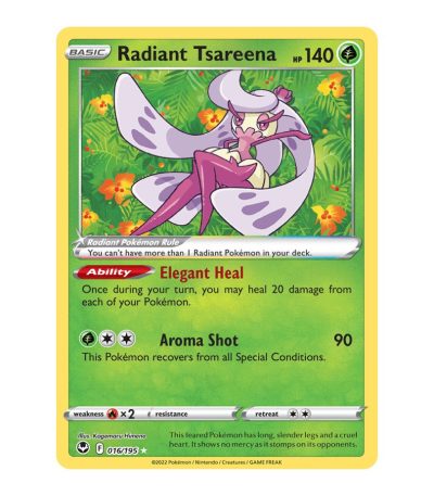 Radiant Tsareena Silver Tempest 016