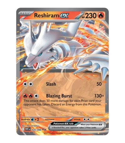 Reshiram ex White Flare 020