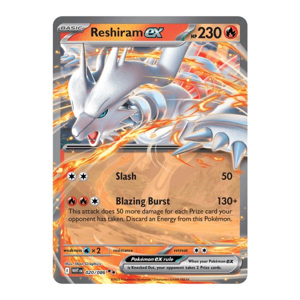 Reshiram ex White Flare 020