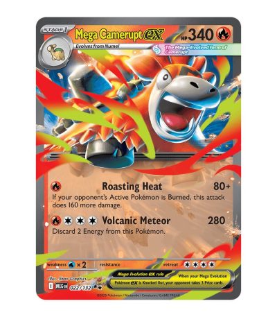 Mega Camerupt ex Mega Evolution 022