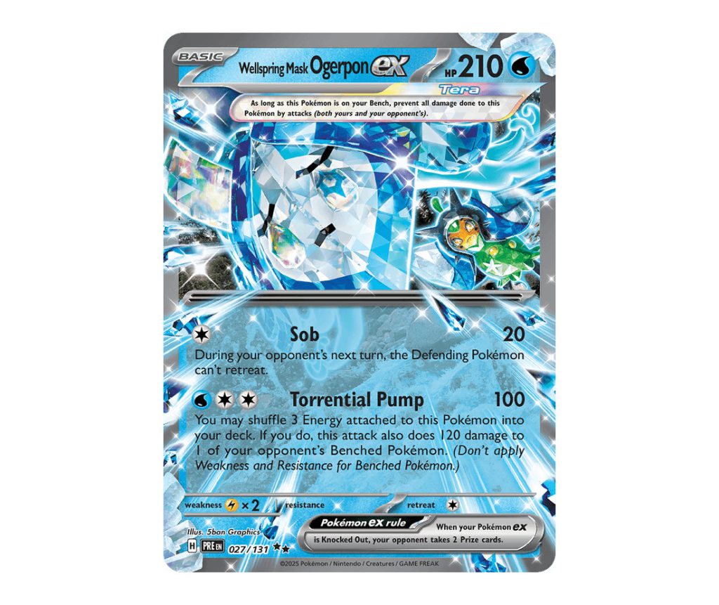 Wellspring Mask Ogerpon ex Prismatic Evolutions 027
