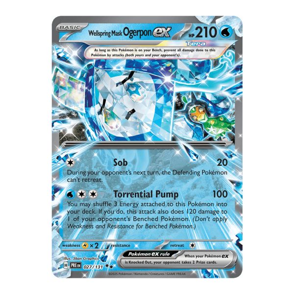 Wellspring Mask Ogerpon ex Prismatic Evolutions 027