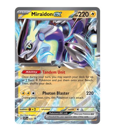 Miraidon ex SVP Black Star Promos 028