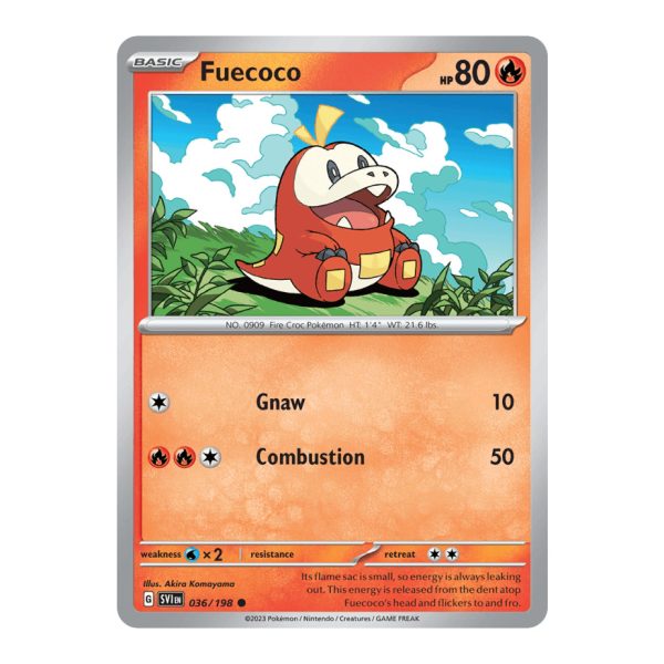 Fuecoco Scarlet & Violet 036