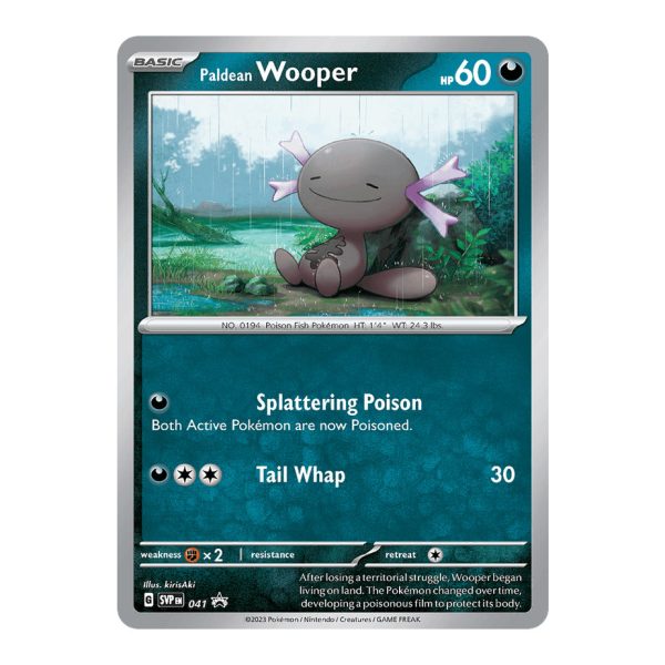 Paldean Wooper SVP Black Star Promos 041