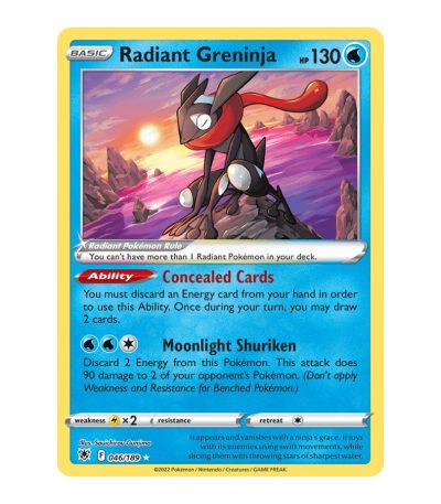 Radiant Greninja Astral Radiance 046