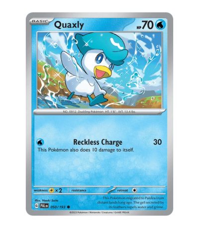 Quaxly Paldea Evolved 050