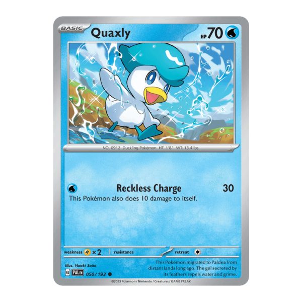 Quaxly Paldea Evolved 050