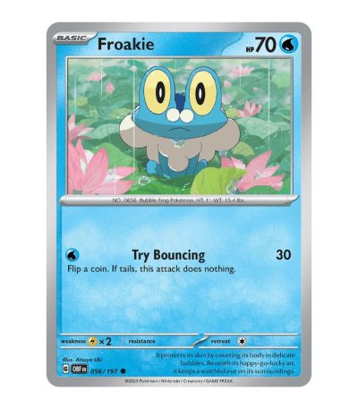 Froakie Obsidian Flames 056