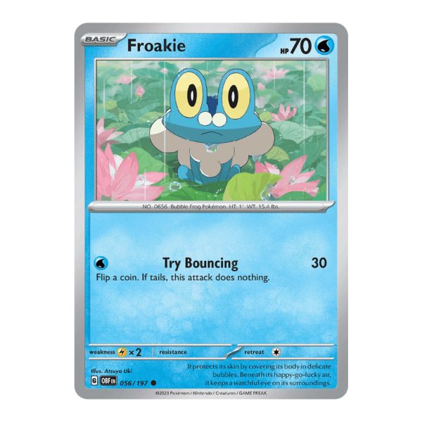 Froakie Obsidian Flames 056