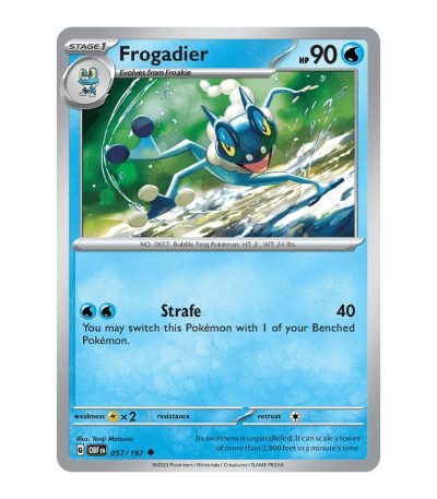 Frogadier Obsidian Flames 057