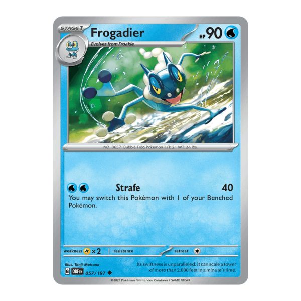 Frogadier Obsidian Flames 057