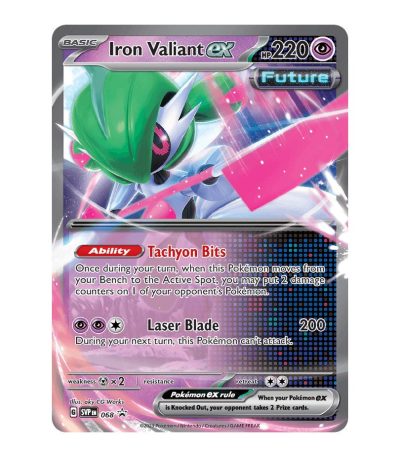 Iron Valiant ex SVP Black Star Promos 068