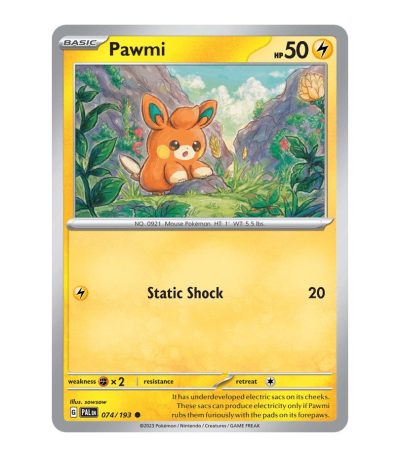 Pawmi Paldea Evolved 074
