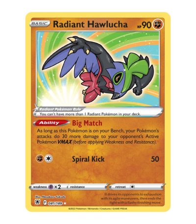 Radiant Hawlucha Astral Radiance 081