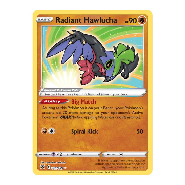 Radiant Hawlucha Astral Radiance 081