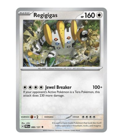 Regigigas Prismatic Evolutions 086