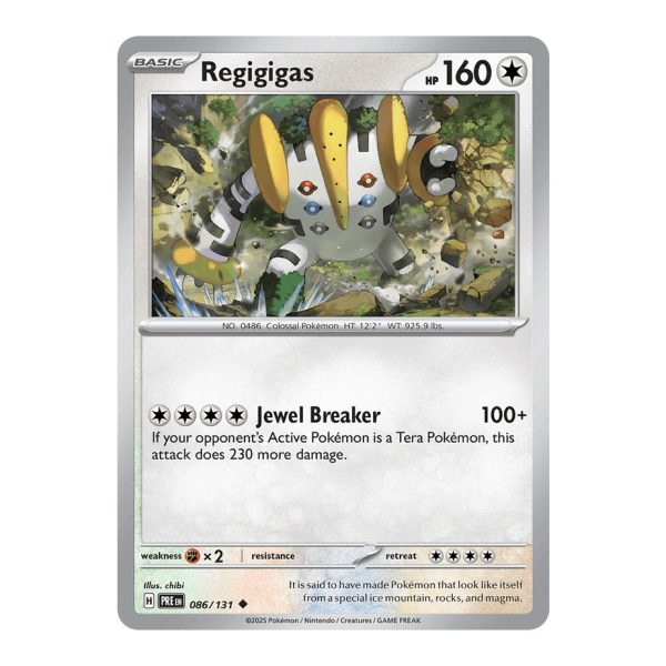 Regigigas Prismatic Evolutions 086