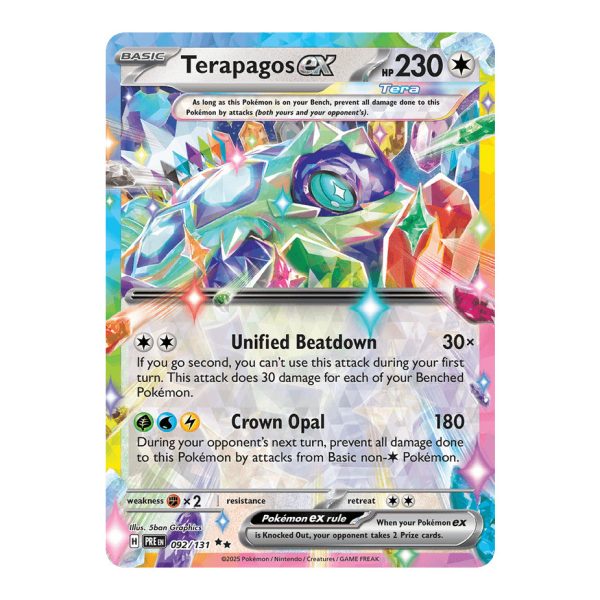 Terapagos ex Prismatic Evolutions 092