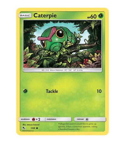 Caterpie Hidden Fates 1
