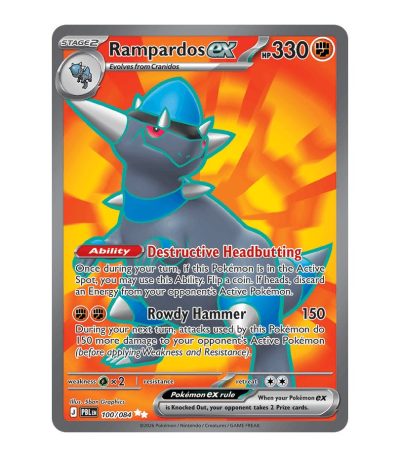 Rampardos ex Pitch Black 100