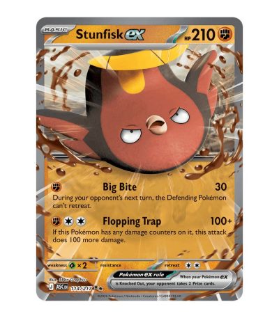 Stunfisk ex Ascended Heroes 114