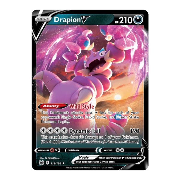 Drapion V Lost Origin 118