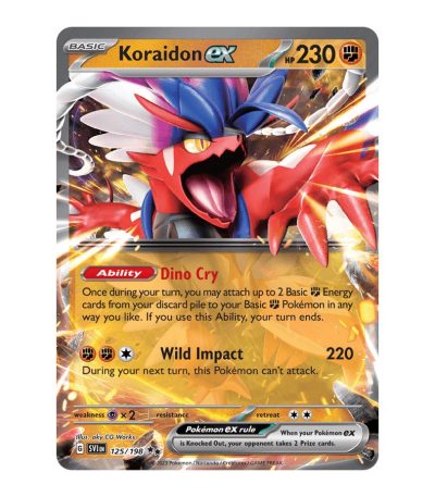 Koraidon ex Scarlet & Violet 125