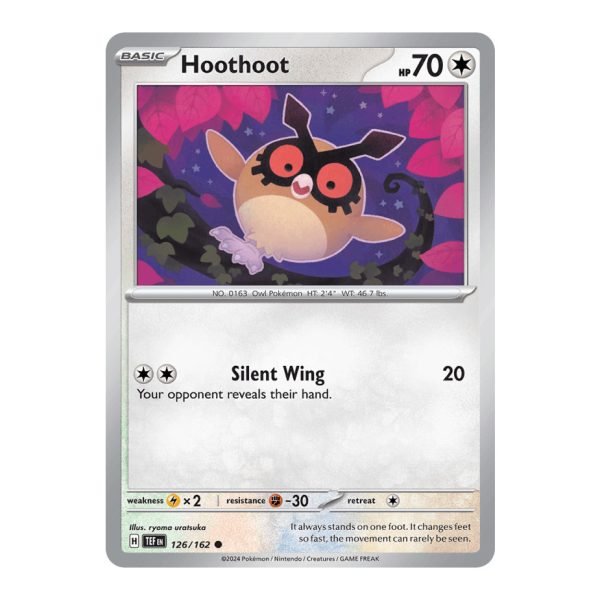 Hoothoot Temporal Forces 126