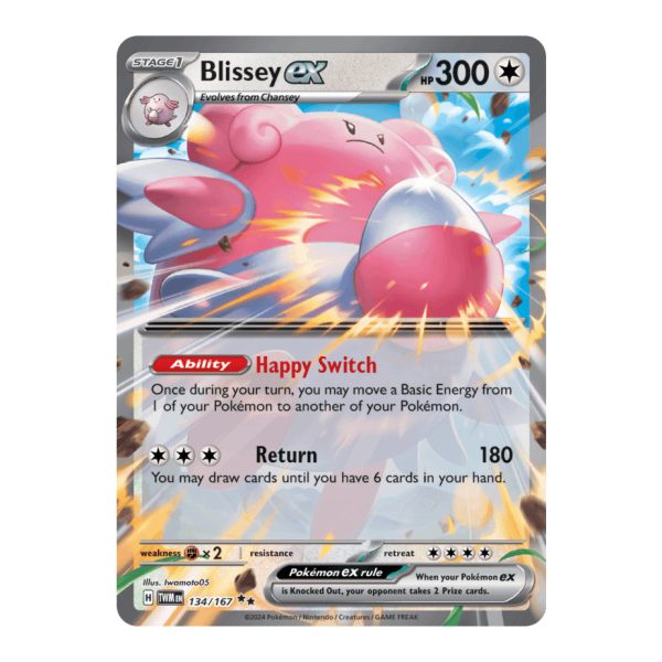 Blissey ex Twilight Masquerade 134