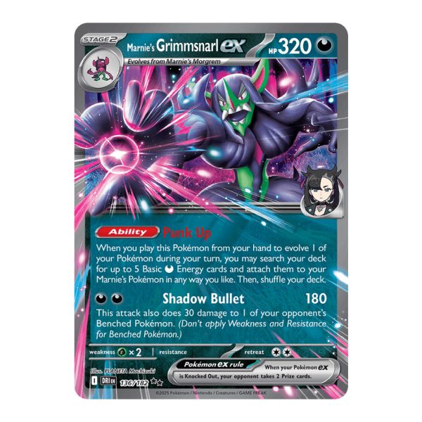 Marnie's Grimmsnarl ex Destined Rivals 136
