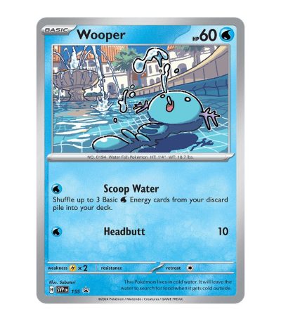 Wooper SVP Black Star Promos 155