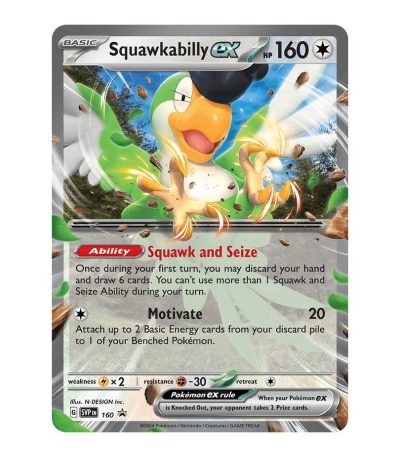 Squawkabilly ex SVP Black Star Promos 160