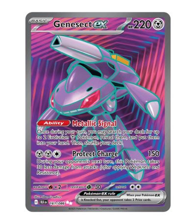 Genesect ex Black Bolt 161