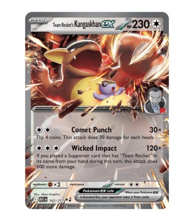 Team Rocket's Kangaskhan ex Ascended Heroes 162