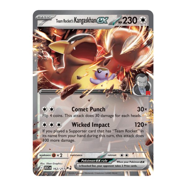 Team Rocket's Kangaskhan ex Ascended Heroes 162
