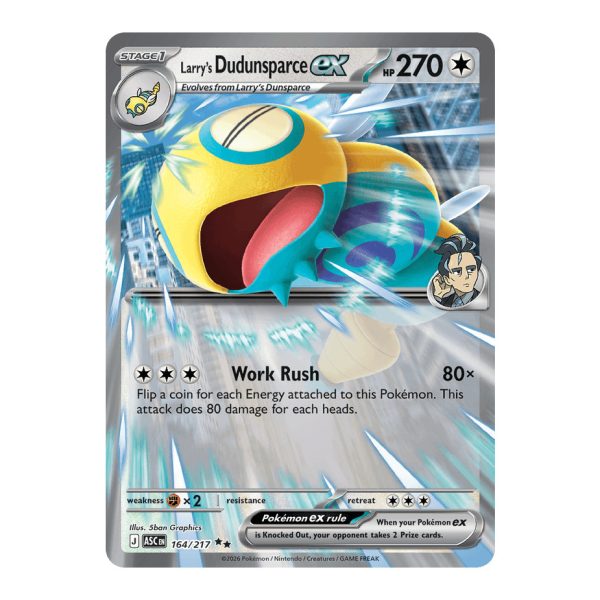 Larry's Dudunsparce ex Ascended Heroes 164