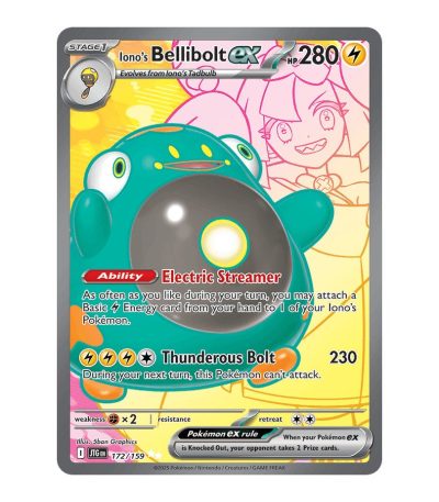 Iono's Bellibolt ex Journey Together 172