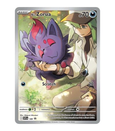 N's Zorua SVP Black Star Promos 189
