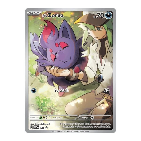 N's Zorua SVP Black Star Promos 189
