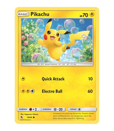 Pikachu Hidden Fates 19