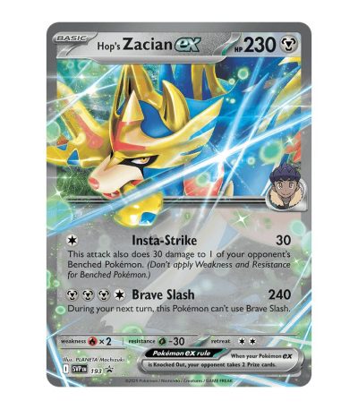 Hop's Zacian ex SVP Black Star Promos 193
