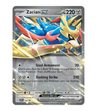 Zacian ex SVP Black Star Promos 198