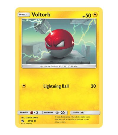 Voltorb Hidden Fates 21