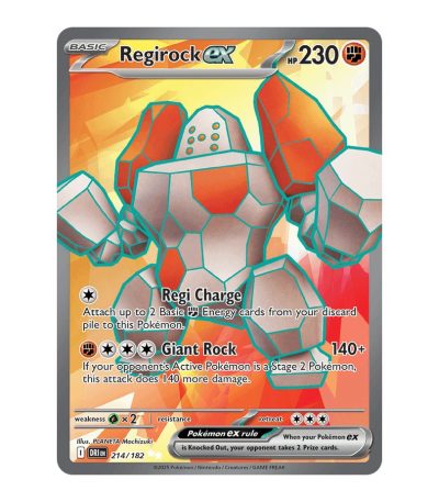 Regirock ex Destined Rivals 214