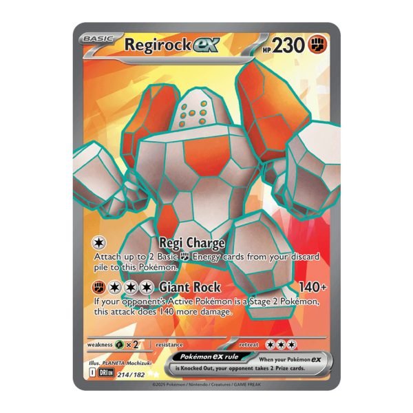 Regirock ex Destined Rivals 214